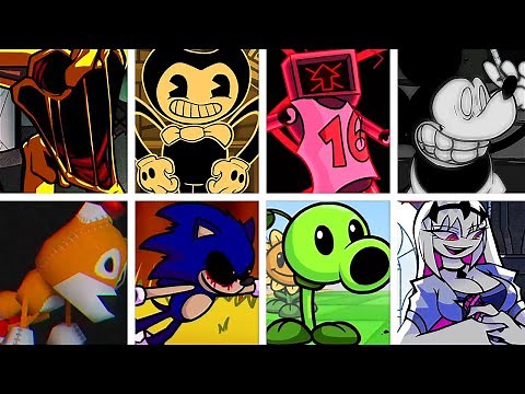 Left Unchecked But Everyone Sings It 🎤 (FNF Different Characters Sings Left Unchecked)