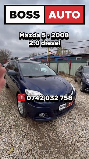 🔥 HAI LA BOSS! 🔥 Ți-am adus o Mazda 5 – 2008, 2.0 diesel, mașina japoneză care îmbină spațiul unei familii numeroase, fiabilitatea legendară și plăcerea de a conduce într-un pachet practic și elegant! 🇯🇵🚙💨 ⸻ 💪 Motor 2.0 diesel – economic, fiabil și gata de drum lung ⛽⚙️ 🧠 Tehnologie japoneză – condus precis, suspensie echilibrată și manevrabilitate excelentă 💯🧩 🛋️ 7 locuri reale – ideală pentru familie, confort pentru toți pasagerii 🧍‍♂️🧍‍♀️🧍‍♂️ 📱 Dotări utile – climatronic, geamu