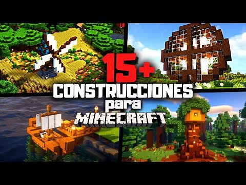 15+ IDEAS de CONSTRUCCIONES que NECESITAS para Minecraft 1.19 #2
