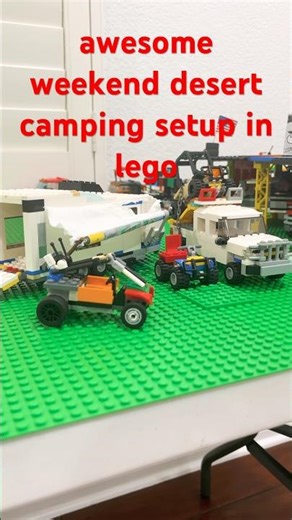 awesome Lego weekend desert camping setup #lego #legomoc #automobile #legotruck