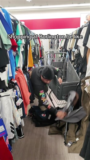 POV: Shopping at Burlington Be Like😭🤣 #fyp #relatable #pov #burlington #foru