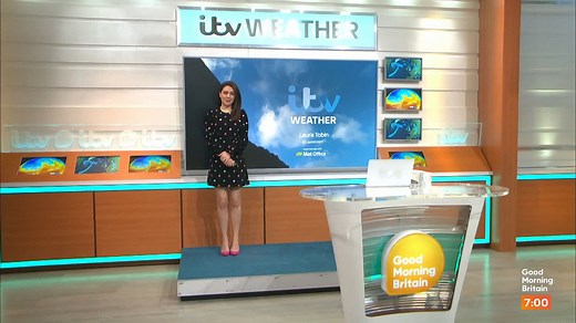 Red sky in the morning shepherds warning! Cloud and rain 🌧️ Laura Tobin has the forecast. | Good Morning Britain