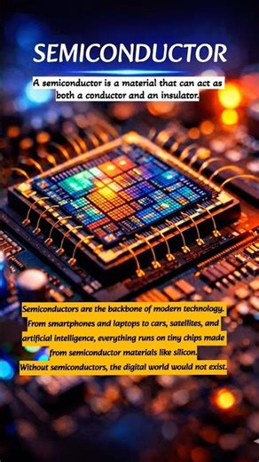 Semiconductors: The Tiny Chips Powering the Entire World 🌍⚡