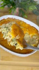 Easy Broccoli rice and cheese casserole #broccoli #rice #cheese