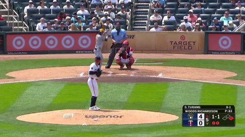 Harrison Bader's excellent running catch