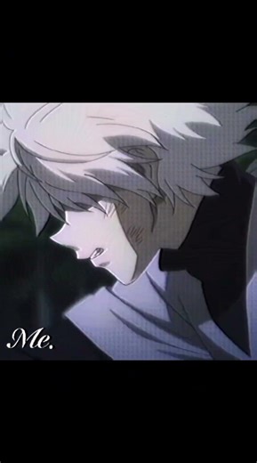 Edgy emo angsty Killua😿 #hxh #anime #edit #angst #sad #killua #notsilly #glitchy