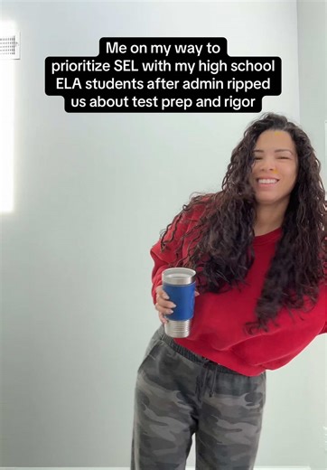 I get your stress boss but I ain’t trying to live in it 🤓 I’ll keep doing what’s best for kids and I promise those scores will still be good ✏️✨ #elateacher #highschoolela #highschoolteacher #teachertok #teacherlife