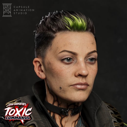 Ruby Character for John's Carpenter Toxic Commando Cinematic and Game trailer , Diane Nuty