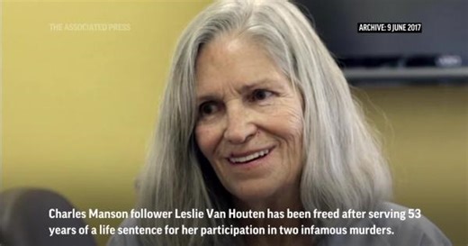 Charles Manson follower gets parole, walks free
