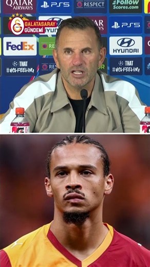 Okan Buruk'tan Leroy Sane Açıklaması! “Bu Maçı Ölçü Almamak Gerekiyor” #shorts #galatasaray