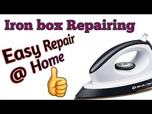 Iron box repairing|Easy to repair iron box at home|Bajaj iron box repairing|Hi power electric works