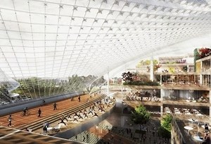 This is Google's futuristic new campus, complete with reconfigurable spaces and dome-like roof