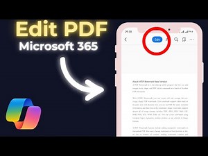 How To Edit PDF in Microsoft 365 in Mobile