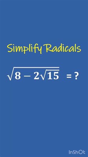 Simplifying Radical. #shorts #maths