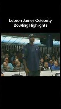 Lebron James Celebrity Bowling Highlights #lebron #bowling