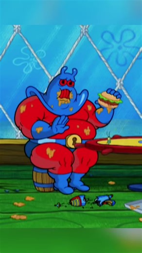 Man Ray turned into a fat guy#spongebobsquarepants #usa🇺🇸 #cartoon #tiktok #animation