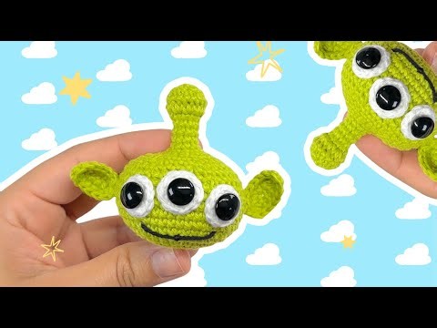 Alien Toy Story Amigurumi a Crochet | Tutorial a Crochet