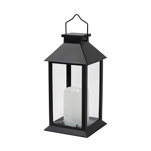 Mainstays Solar Lantern Black