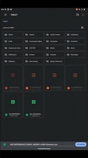 Cómo guardar un documento de Excel en tu tablet ￼