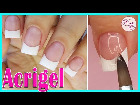 👉#09 HOW to make ACRIGEL Nails / Ultra Resistant!! 😱 [FREE GEL Nail Course] Basic French