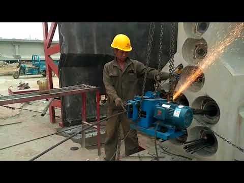 Post Tension PC Strand Pusher Machine PC Strand Threading Machine