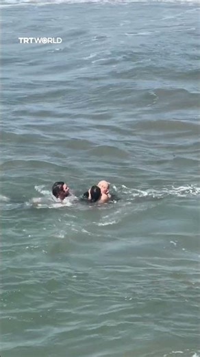 Surf coach rescues father and daughter from rip current in California