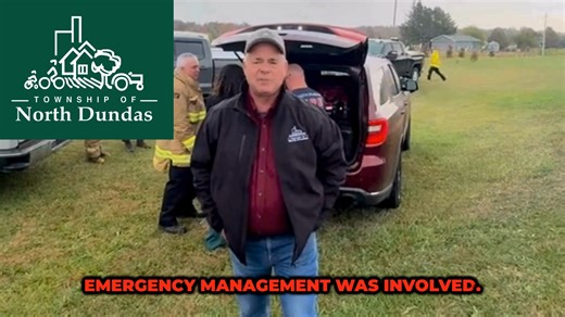 Please see this update from North Dundas Mayor Tony Fraser concerning today's forest fire. | The United Counties of Stormont, Dundas, and Glengarry