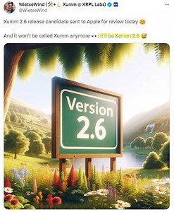 ⚠️ Xumm 2.6 release candidate sent to Apple for review today ⚠️