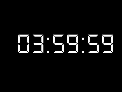 4 Hour Count Up Timer No Ads | Black Screen | Study, Focus, Workout, Sleep