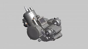 TM Racing MX 125 Engine Animation | MotorMix