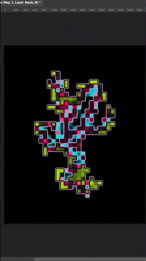 Gen X Soft Club Effect using Mosaic, Gaussian Blur, Textures and Gradient Map