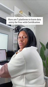 Want to learn data entry for free and get a certification that actually boosts your chances of landing jobs? Most people scroll aimlessly, thinking “there’s nothing free that’s legit.” Here are 7 platforms where you can start today, from anywhere👆 Comment “Free” and I’ll send you the link to this websites —————— Interested in the next class virtual assistant training? the next cohort will be Jan 10th, 2026, registration is open and people are already joining, and prices is 37500 or $50. For any