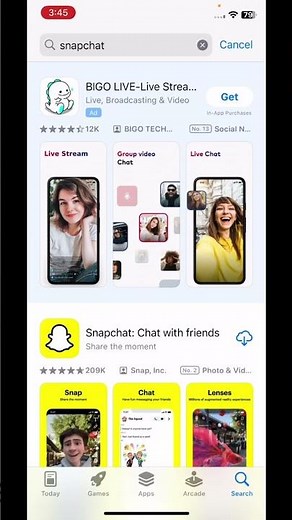 How to download snapchat with iphone #shortvideo #snapchat #trending #tutorial #snapchattips