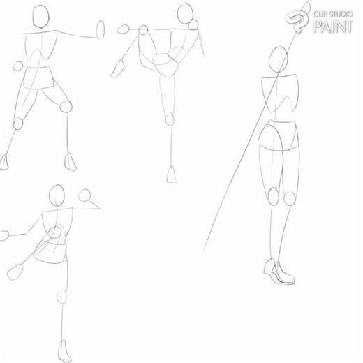 Draw with me!!! Easy Croquis - 1 #art #sketch #drawing #draw #speedpaint