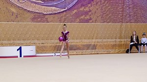 Another video of one of russia's charming and promising talents: Maria Markevich ❤️ Only 11 years old! This is her amazing ball routine which includes some great masteries and apparatus handling 😄 | Rhythmic Gymnastics