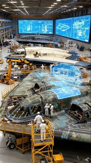 Inside the Secret Factory Building the World’s Most Advanced Stealth Jets ✈️🔥