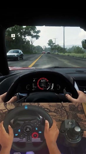 👉 Acura NSX INSIDE View Speed Run! 🚀🔥 | Forza Horizon 5 G29