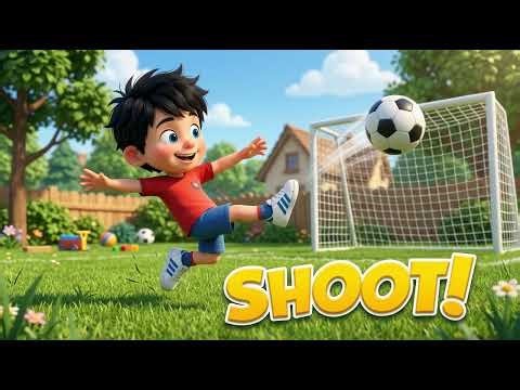 Tony’s Fun Football Adventure! ⚽🎯✨ | Soccer Game, Goal Scoring, Sports Fun & Learning Video for Kids