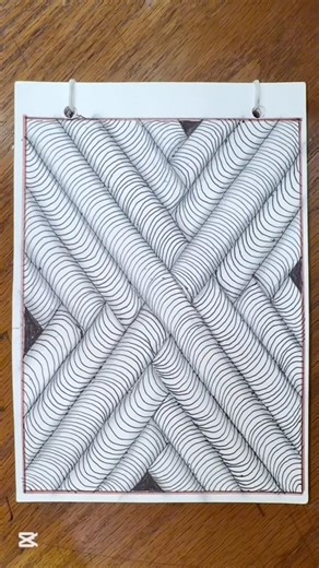 Day 10-Easy zentangle art tutorial ✨#shorts #zenpatterns #zen #doodle