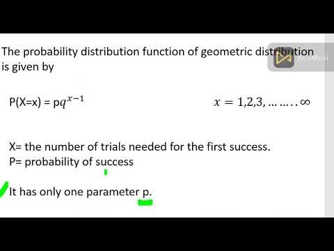 Lecture 40: Geometric Distribution and examples
