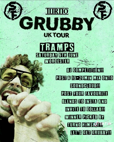 Remeber we’ve got a huge dj competition running!!! For a chance to win a set in the legendary @Turno grubby tour at @Tramps Nightclub Worcester!! Follow the details on the flyer!! Make sure you take your dj and mc friends 💯❤️👊🏻#CapCut #grubby #drumandbass #viral #djcomp