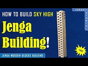 Extreme Sky High Jenga Building Test (Jenga Tutorial #117) #jengabuilding