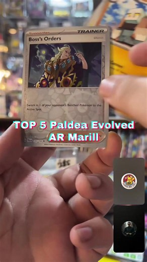 Top 5 Paldea Evolved AR Marill Pokémon TCG Live Highlights