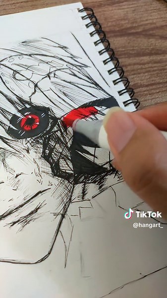 Drawing Kaneki from Tokyo Ghoul.. Hope You Like It Guys.. ✨ #kaneki #tokyoghoul #drawing #fyp