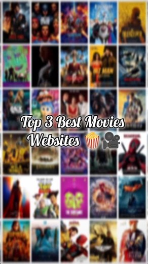 Top 3 Best 😍😱 Movie Websites Download Any Movie and Shows 🎥 🍿 #shorts