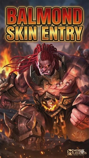 BALMOND SKIN ENTRY😳 #mobilelegends #editml #mlbb #youtubeshorts #shorts