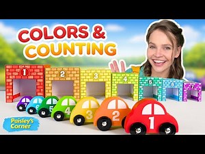 Learn to Talk - First Words, Colors & Counting for Toddlers 🚗 | Baby Learning Video | Toddler Videos