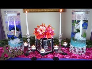 DIY "Floating on Love" Centerpiece