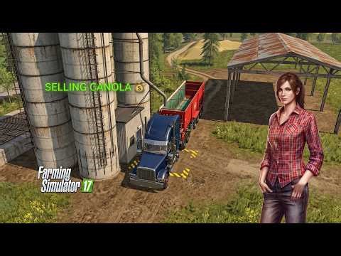 🔥 FS17 Canola Picking Gameplay 🌾🚜 | Farming Simulator 17 Realistic Harvest