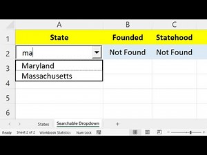 How to Create a Searchable Dropdown List in Excel | 2 Methods